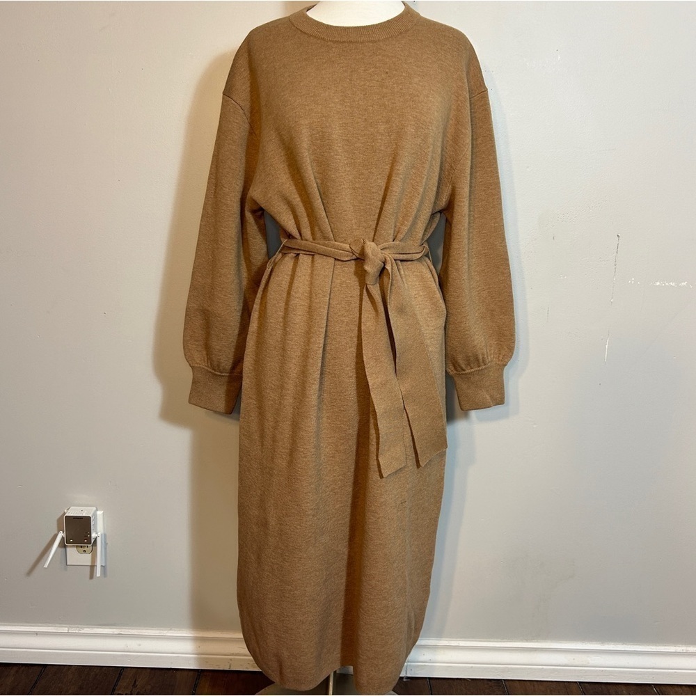 Hugo Boss Fusiana Tie Waist  Knit Dress Size M NWOT - Picture 4 of 10